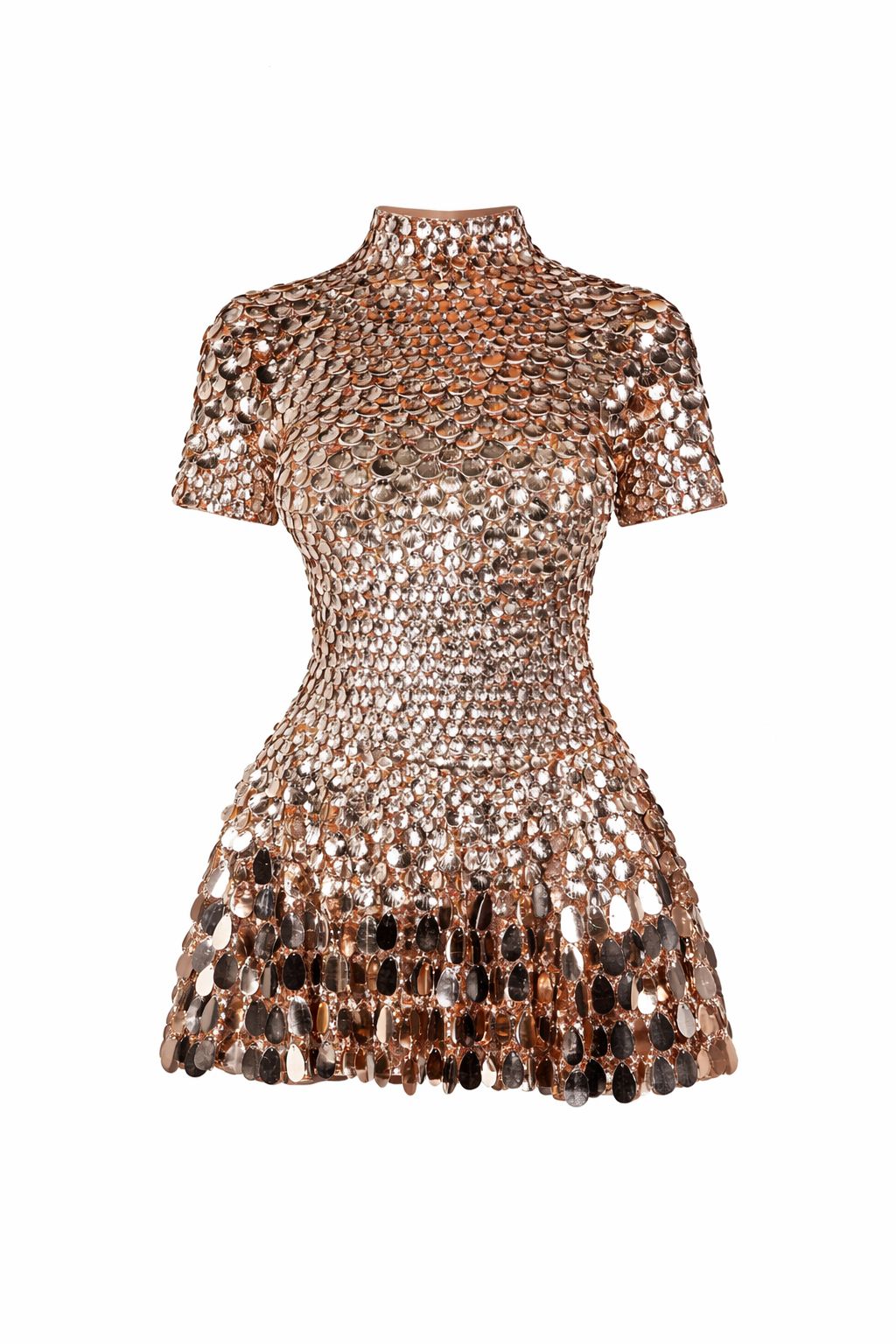 Ayla Dress Gold Rose