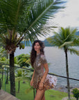Ayla Dress Gold Rose