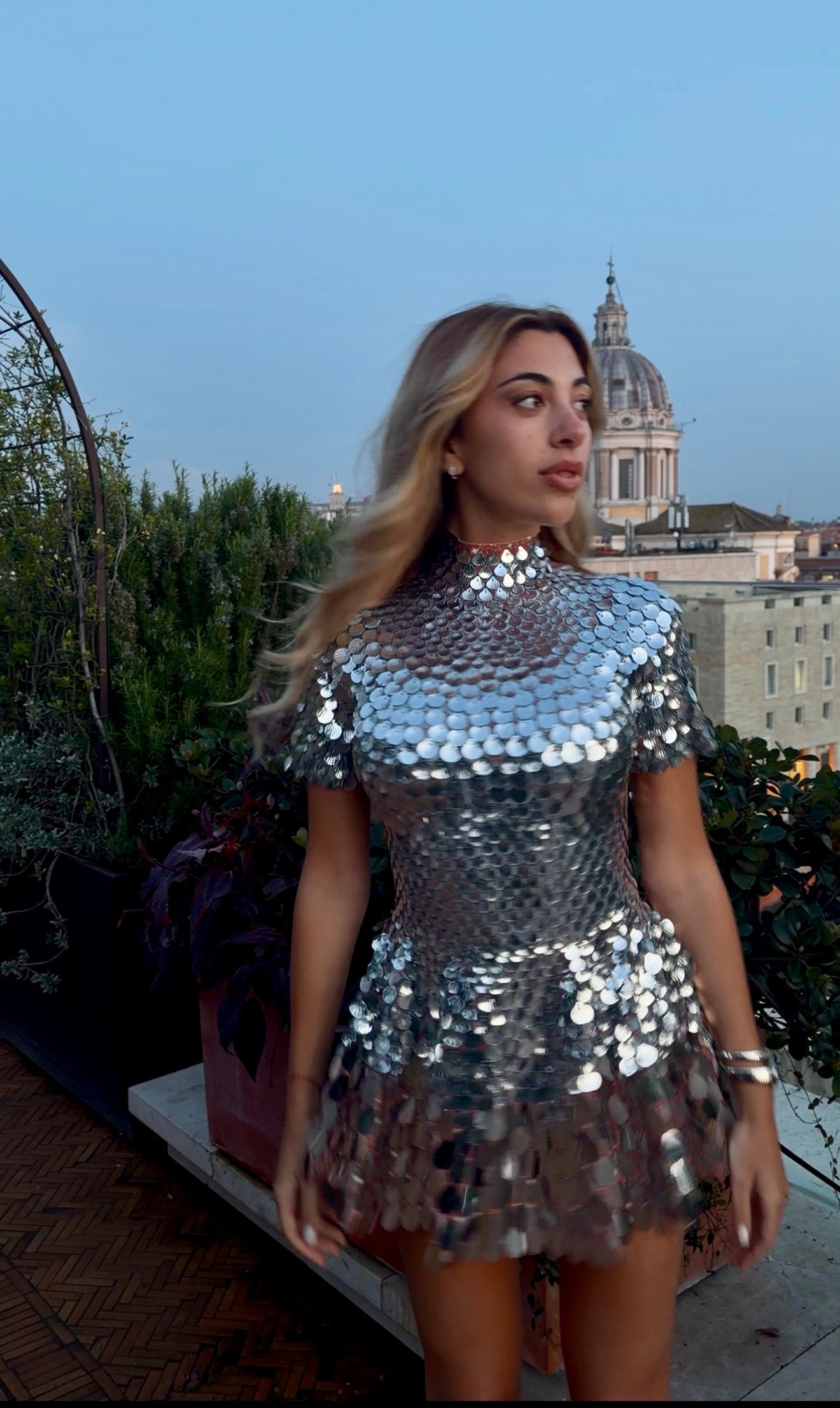 Ayla Dress Silver