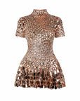 Ayla Dress Gold Rose
